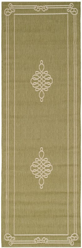 Safavieh Courtyard Cy6788 - 24 Green / Creme Rugs - Safavieh - cy6788 - 24 - 38