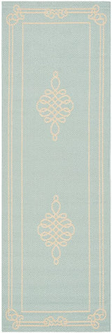 Safavieh Courtyard Cy6788 - 25 Aqua / Cream Rugs - Safavieh - cy6788 - 25 - 3