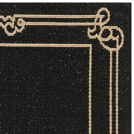 Safavieh Courtyard Cy6788 - 26 Black / Creme Rugs - Safavieh - cy6788 - 26 - 2