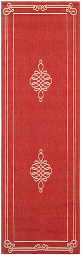 Safavieh Courtyard Cy6788 - 28 Red / Creme Rugs - Safavieh - cy6788 - 28 - 38