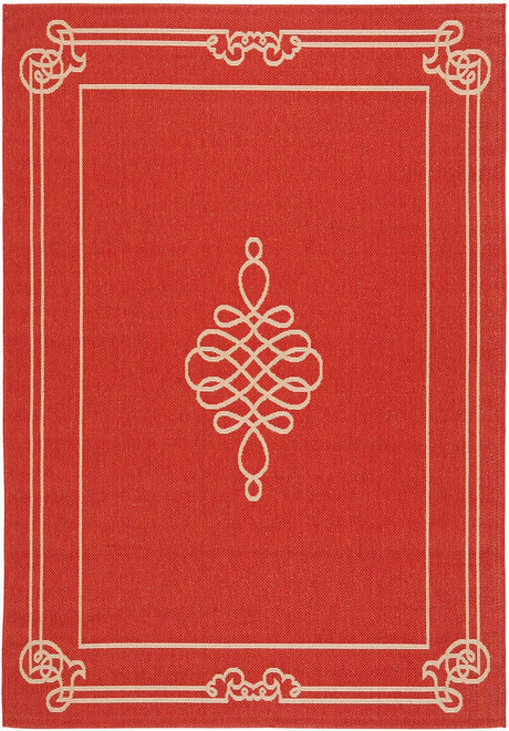 Safavieh Courtyard Cy6788 - 28 Red / Creme Rugs - Safavieh - cy6788 - 28 - 4