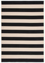 Safavieh Courtyard 4'-0" x 5'-7" Rug in Beige / Black