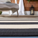 Safavieh Courtyard Cy6812 Beige/Black Rug - Safavieh - cy6812 - 25612 - 7r