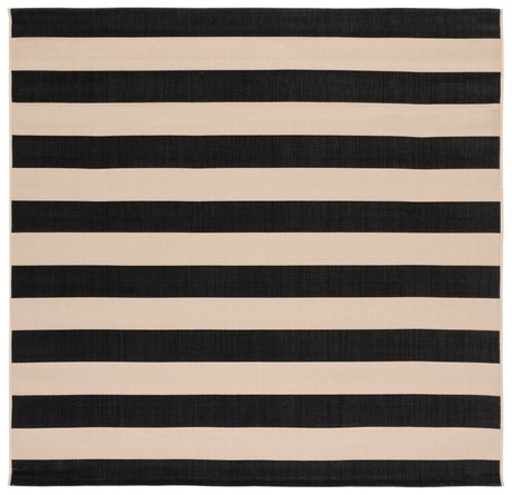 Safavieh Courtyard Cy6812 Beige/Black Rug - Safavieh - cy6812 - 25612 - 7sq