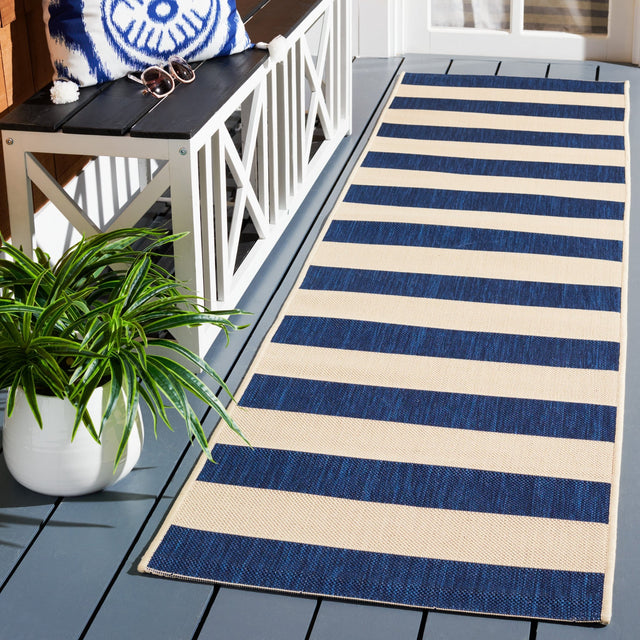Safavieh Courtyard Cy6812 Beige/Navy Rug - Safavieh - cy6812 - 25812 - 7r