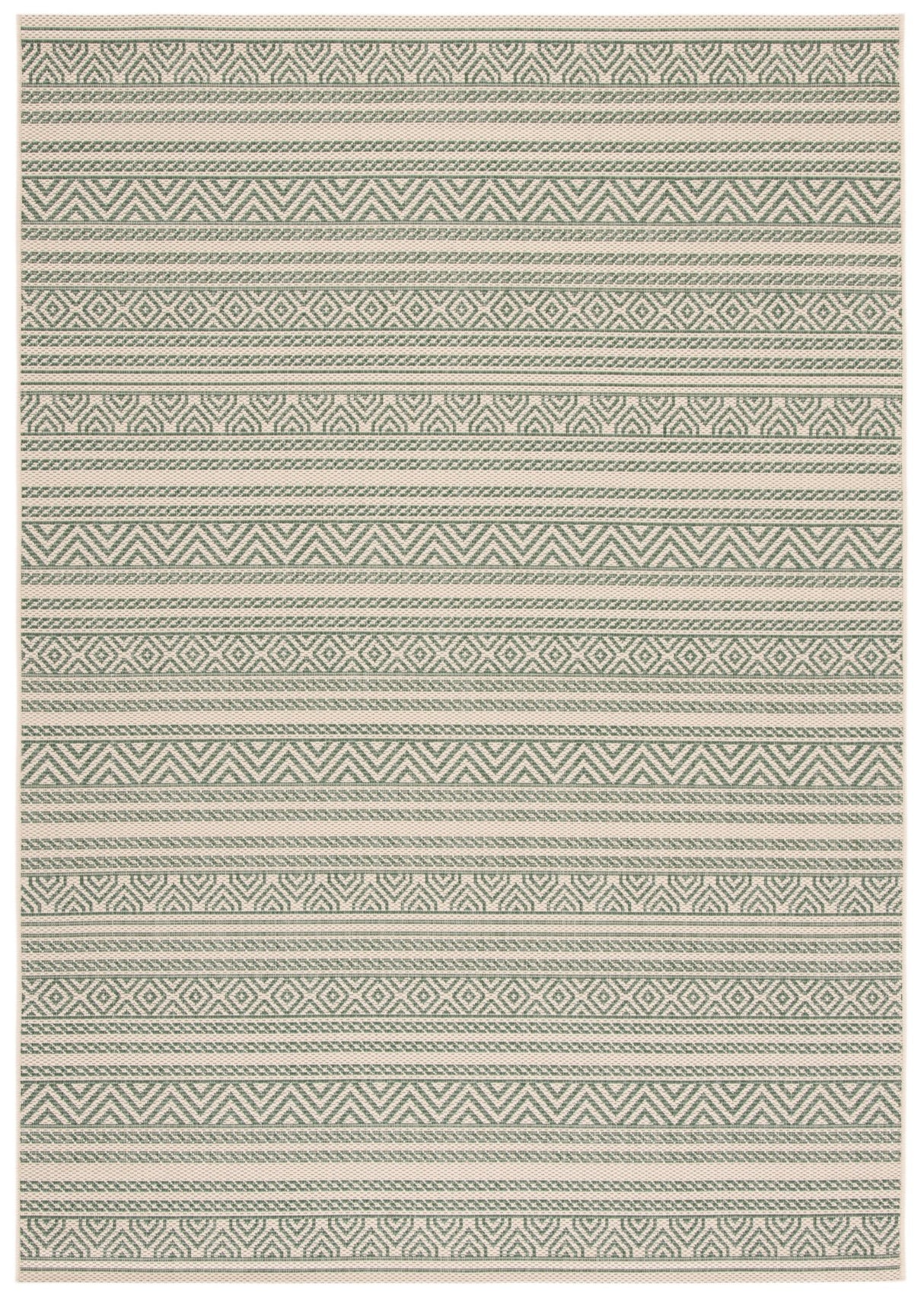 Safavieh Courtyard Cy6866 - 32212 Beige/Dark Green Rugs - Safavieh - cy6866 - 32212 - 2