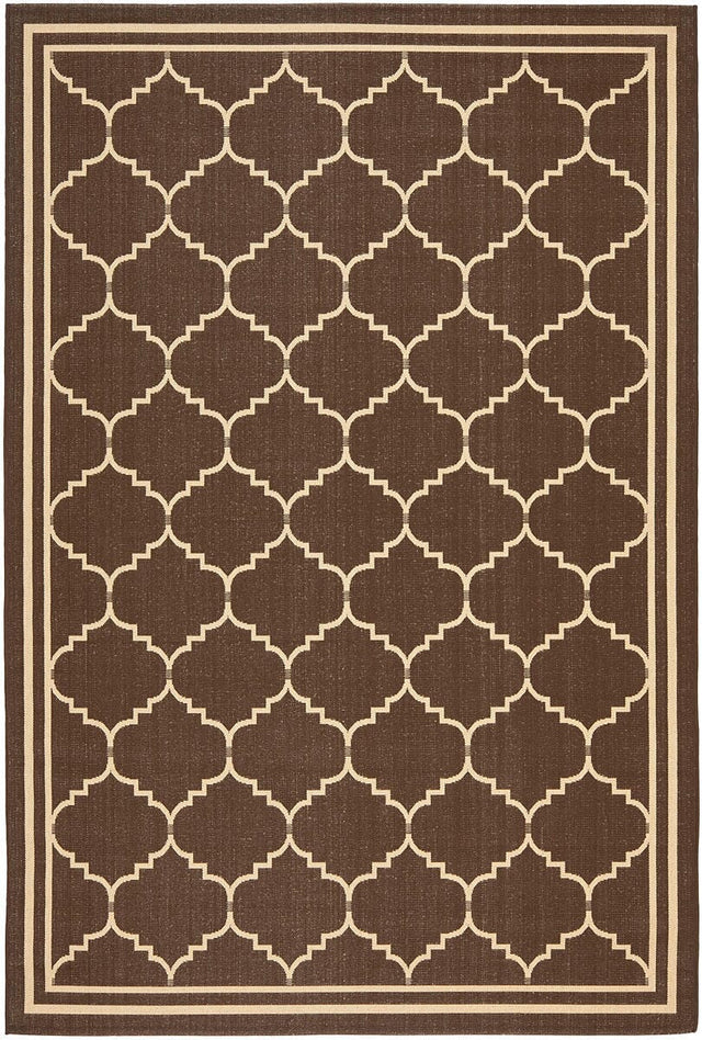 Safavieh Courtyard Cy6889 - 204 Chocolate / Cream Rugs - Safavieh - cy6889 - 204 - 2