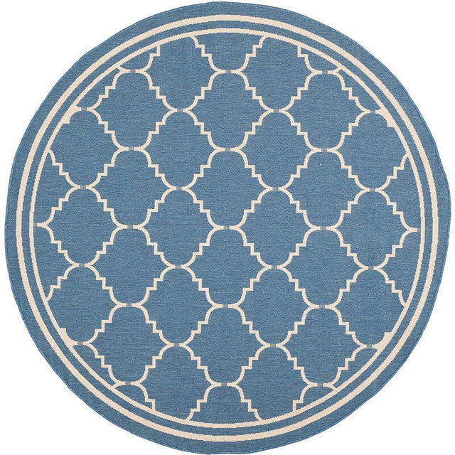 Safavieh Courtyard Cy6889 - 243 Blue / Beige Rugs - Safavieh - cy6889 - 243 - 7r