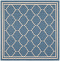Safavieh Courtyard Cy6889 - 243 Blue / Beige Rugs - Safavieh - cy6889 - 243 - 7sq