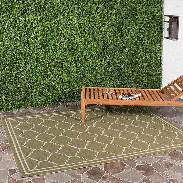 Safavieh Courtyard Cy6889 - 244 Green / Beige Rugs - Safavieh - cy6889 - 244 - 2