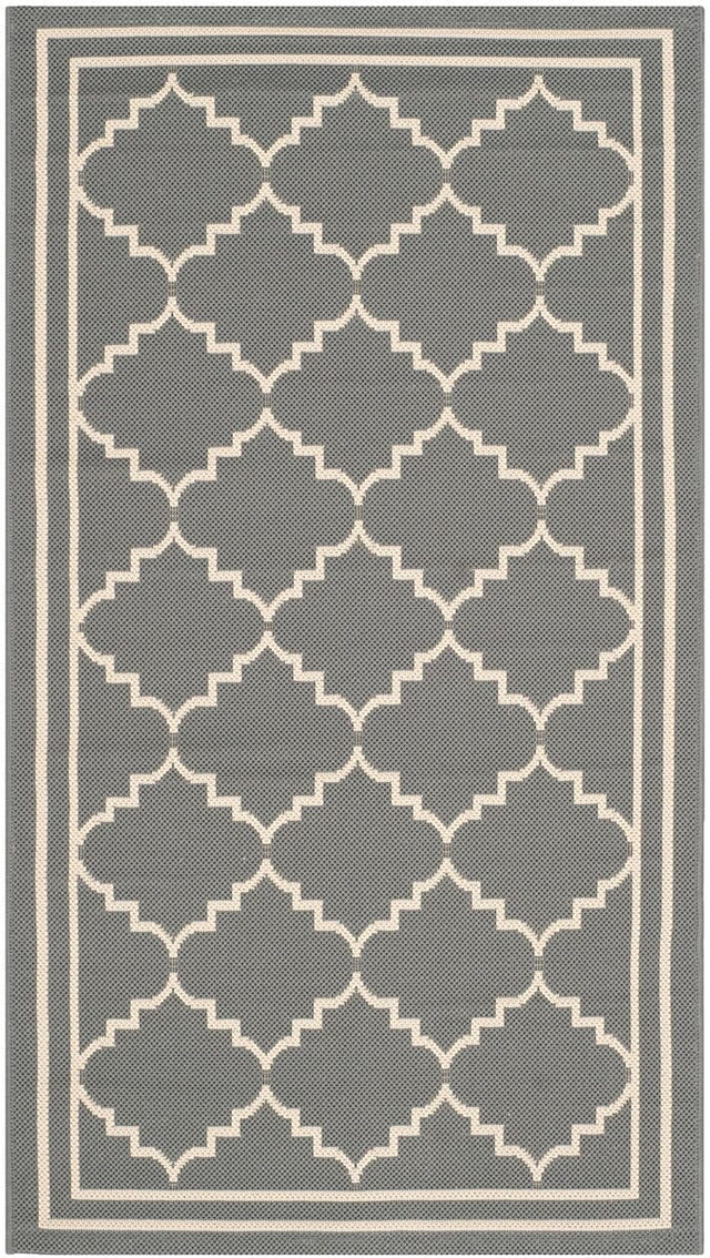 Safavieh Courtyard Cy6889 - 246 Grey / Beige Rugs - Safavieh - cy6889 - 246 - 5r