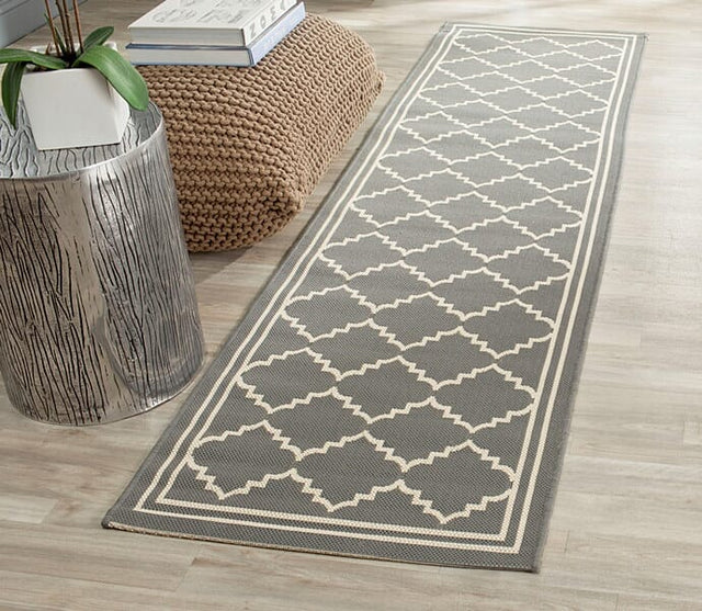 Safavieh Courtyard Cy6889 - 246 Grey / Beige Rugs - Safavieh - cy6889 - 246 - 7sq