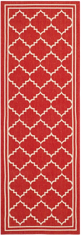 Safavieh Courtyard Cy6889 - 248 Red / Beige Rugs - Safavieh - cy6889 - 248 - 27