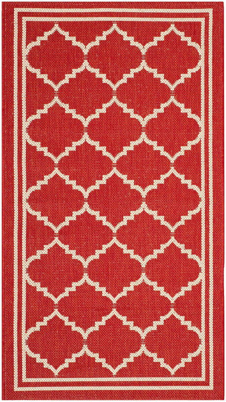 Safavieh Courtyard Cy6889 - 248 Red / Beige Rugs - Safavieh - cy6889 - 248 - 7r