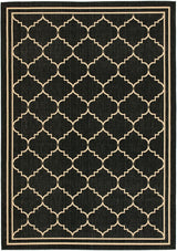 Safavieh Courtyard Cy6889 - 26 Black / Creme Rugs - Safavieh - cy6889 - 26 - 2