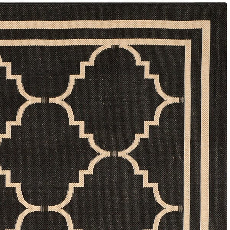 Safavieh Courtyard Cy6889 - 26 Black / Creme Rugs - Safavieh - cy6889 - 26 - 2