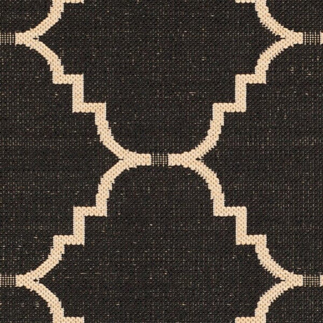 Safavieh Courtyard Cy6889 - 26 Black / Creme Rugs - Safavieh - cy6889 - 26 - 2