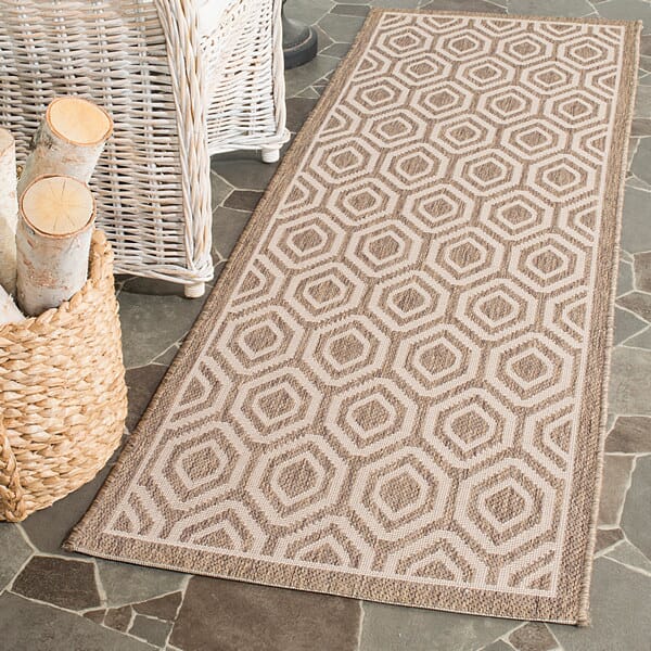 Safavieh Courtyard Cy6902 - 242 Brown / Bone Rugs - Safavieh - cy6902 - 242 - 2