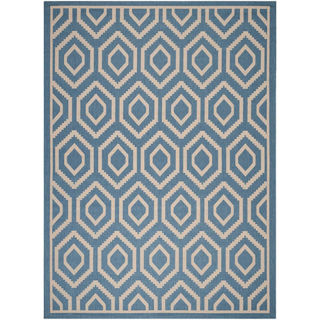 Safavieh Courtyard Cy6902 - 243 Blue / Beige Rugs - Safavieh - cy6902 - 243 - 2