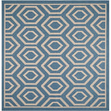Safavieh Courtyard Cy6902 - 243 Blue / Beige Rugs - Safavieh - cy6902 - 243 - 8sq
