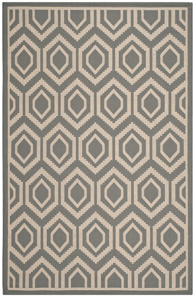 Safavieh Courtyard Cy6902 - 246 Anthracite / Beige Rugs - Safavieh - cy6902 - 246 - 2