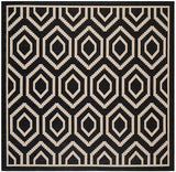 Safavieh Courtyard Cy6902 - 266 Black / Beige Rugs - Safavieh - cy6902 - 266 - 8sq