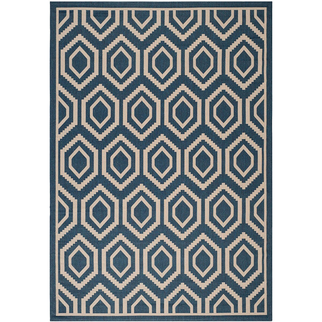 Safavieh Courtyard Cy6902 - 268 Navy / Beige Rugs - Safavieh - cy6902 - 268 - 2