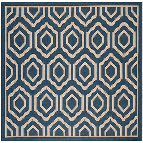 Safavieh Courtyard Cy6902 - 268 Navy / Beige Rugs - Safavieh - cy6902 - 268 - 8sq