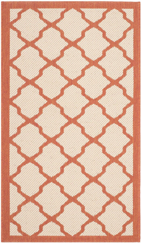 Safavieh Courtyard Cy6903 - 231 Beige / Terracotta Rugs - Safavieh - cy6903 - 231 - 8r