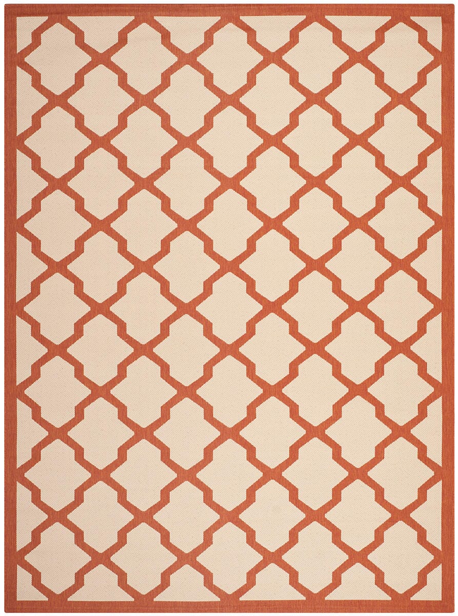 Safavieh Courtyard Cy6903 - 231 Beige / Terracotta Rugs - Safavieh - cy6903 - 231 - 8r