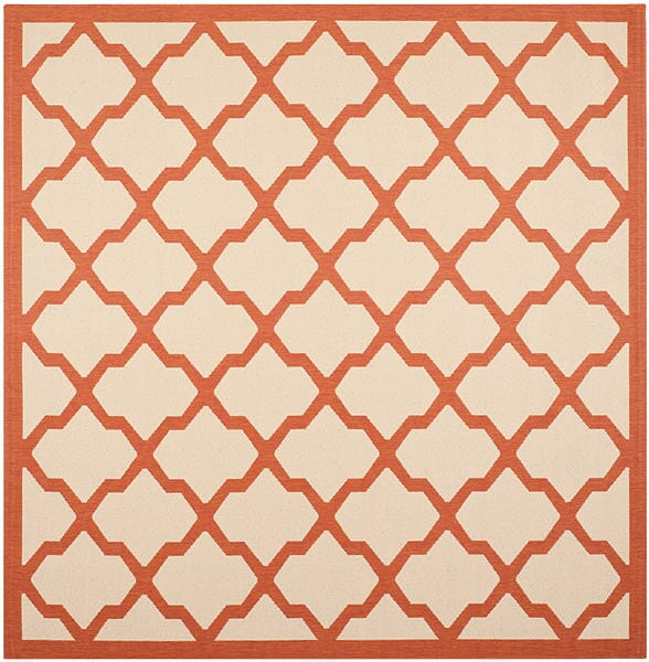 Safavieh Courtyard Cy6903 - 231 Beige / Terracotta Rugs - Safavieh - cy6903 - 231 - 8sq