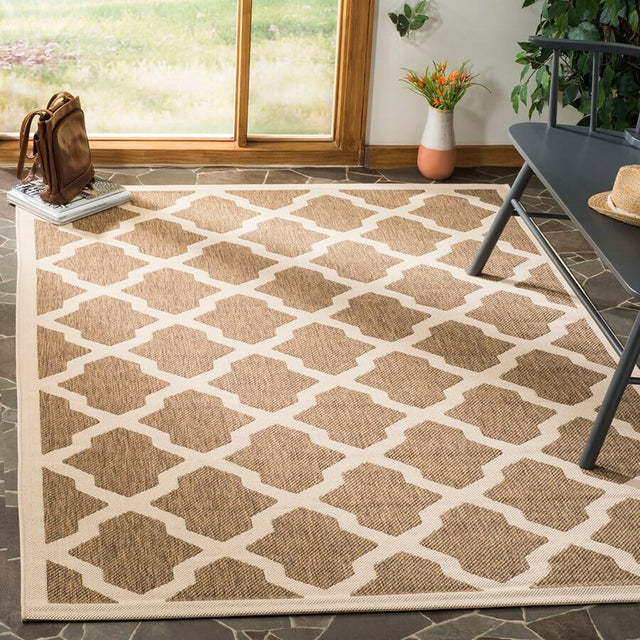 Safavieh Courtyard Cy6903 - 242 Brown / Bone Rugs - Safavieh - cy6903 - 242 - 2