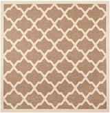 Safavieh Courtyard Cy6903 - 242 Brown / Bone Rugs - Safavieh - cy6903 - 242 - 4sq