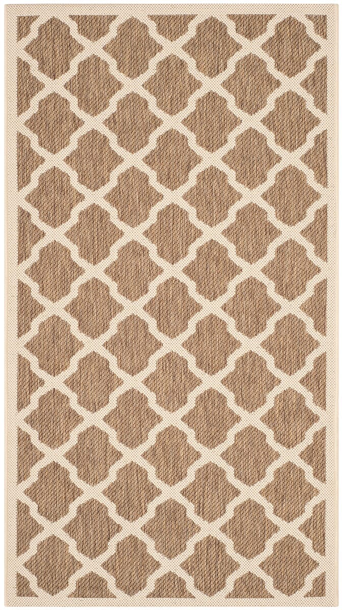 Safavieh Courtyard Cy6903 - 242 Brown / Bone Rugs - Safavieh - cy6903 - 242 - 8r