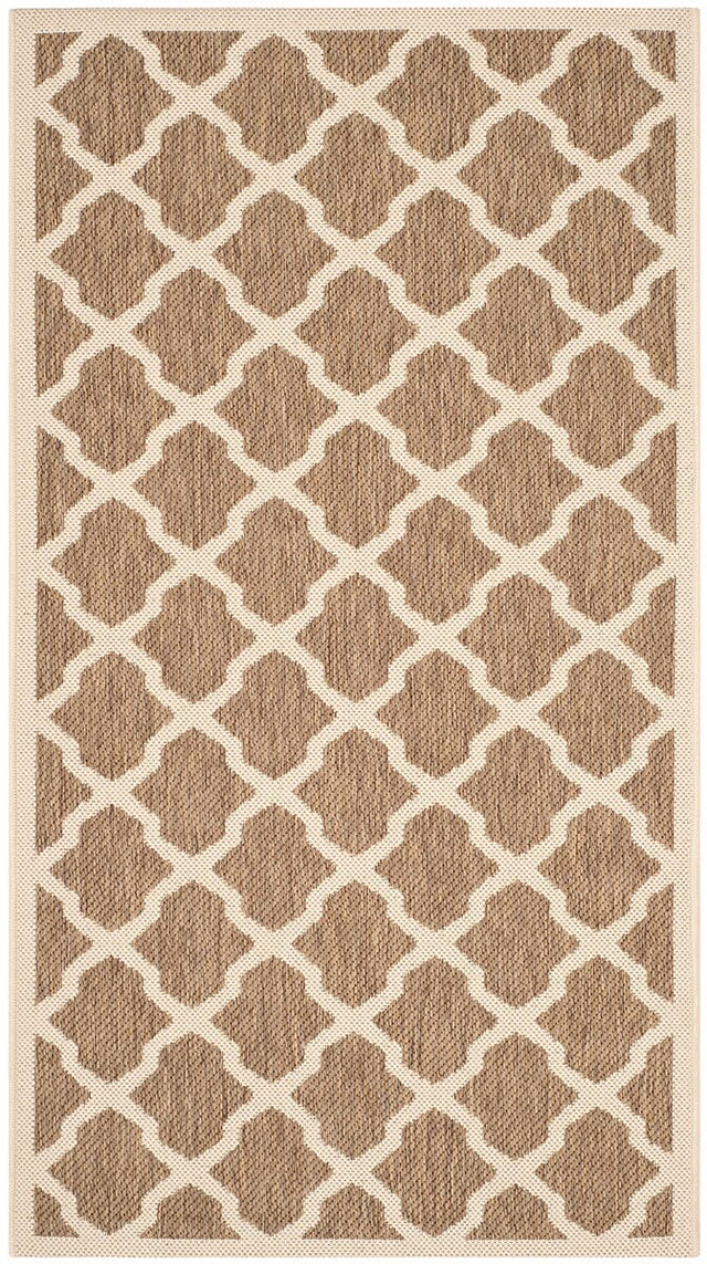 Safavieh Courtyard Cy6903 - 242 Brown / Bone Rugs - Safavieh - cy6903 - 242 - 8r