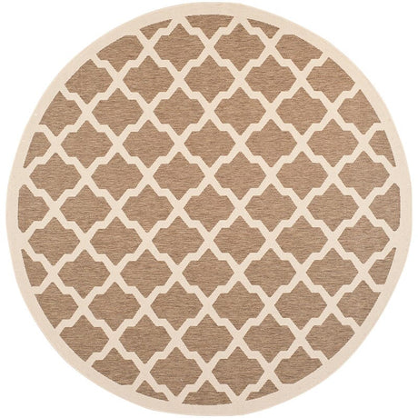 Safavieh Courtyard Cy6903 - 242 Brown / Bone Rugs - Safavieh - cy6903 - 242 - 8r