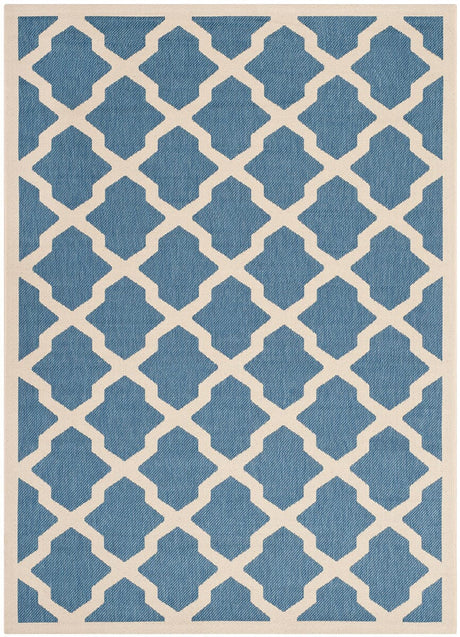 Safavieh Courtyard Cy6903 - 243 Blue / Beige Rugs - Safavieh - cy6903 - 243 - 2