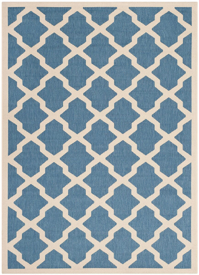 Safavieh Courtyard Cy6903 - 243 Blue / Beige Rugs - Safavieh - cy6903 - 243 - 2