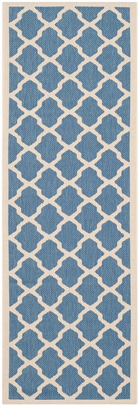 Safavieh Courtyard Cy6903 - 243 Blue / Beige Rugs - Safavieh - cy6903 - 243 - 27