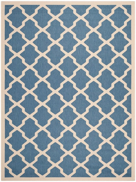 Safavieh Courtyard Cy6903 - 243 Blue / Beige Rugs - Safavieh - cy6903 - 243 - 8r