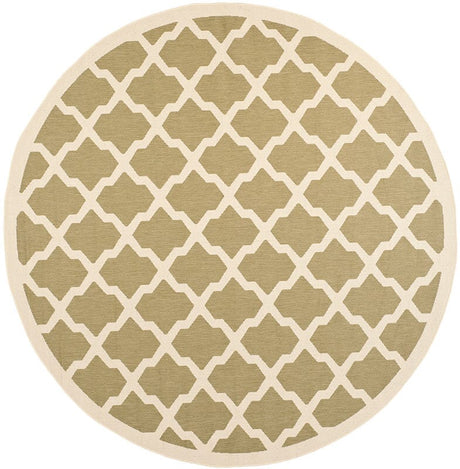 Safavieh Courtyard Cy6903 - 244 Green / Beige Rugs - Safavieh - cy6903 - 244 - 8r