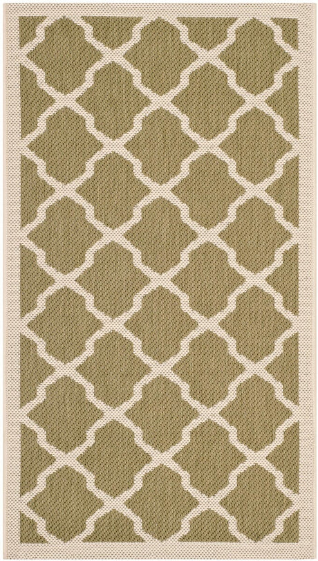 Safavieh Courtyard Cy6903 - 244 Green / Beige Rugs - Safavieh - cy6903 - 244 - 8r