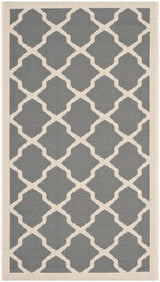 Safavieh Courtyard Cy6903 - 246 Anthracite / Beige Rugs - Safavieh - cy6903 - 246 - 4r