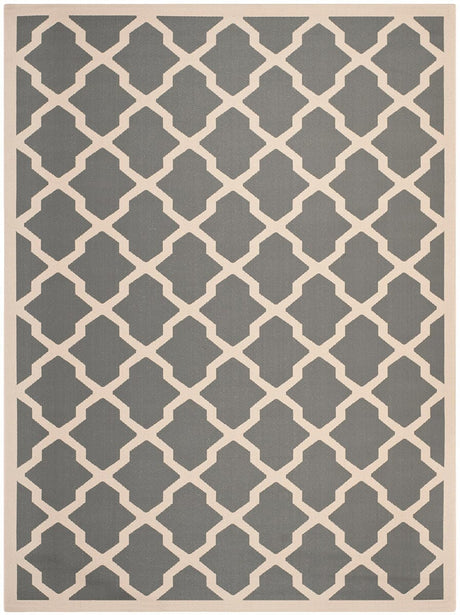 Safavieh Courtyard Cy6903 - 246 Anthracite / Beige Rugs - Safavieh - cy6903 - 246 - 4r