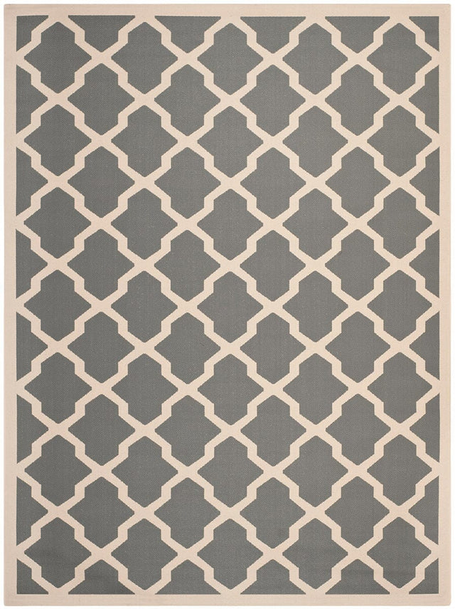 Safavieh Courtyard Cy6903 - 246 Anthracite / Beige Rugs - Safavieh - cy6903 - 246 - 4r