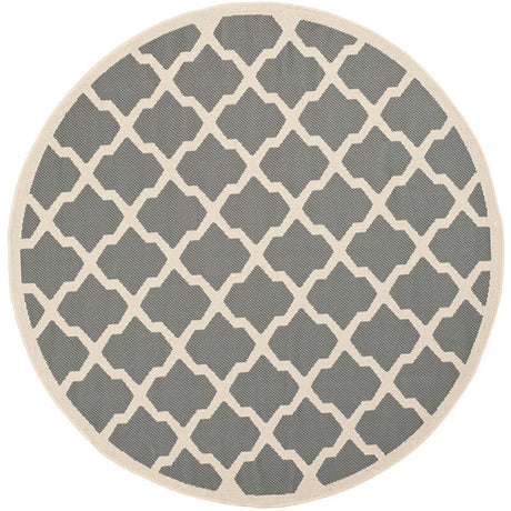 Safavieh Courtyard Cy6903 - 246 Anthracite / Beige Rugs - Safavieh - cy6903 - 246 - 4r