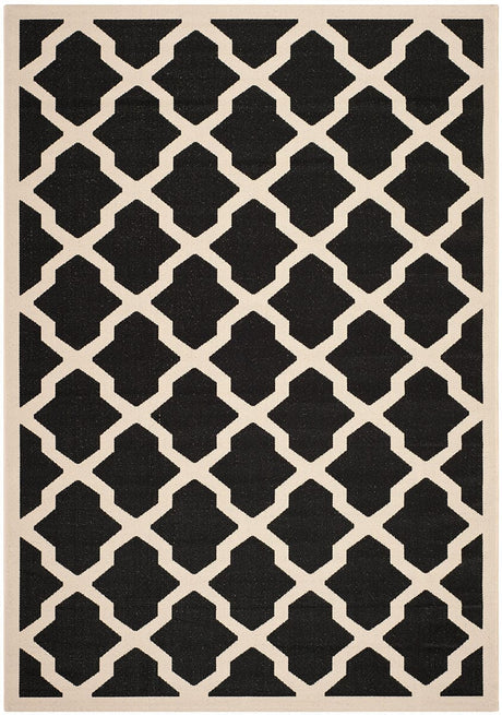 Safavieh Courtyard Cy6903 - 266 Black / Beige Rugs - Safavieh - cy6903 - 266 - 2