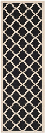 Safavieh Courtyard Cy6903 - 266 Black / Beige Rugs - Safavieh - cy6903 - 266 - 27