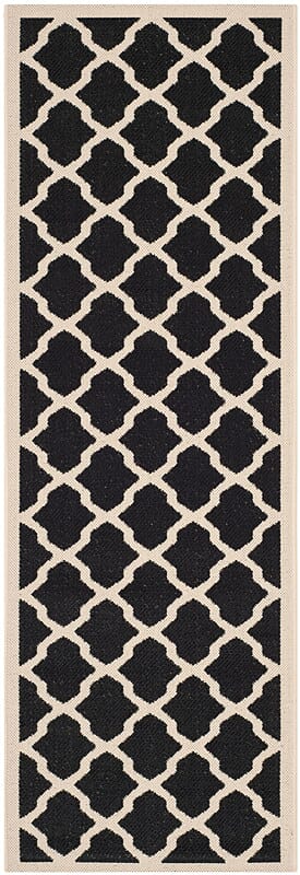 Safavieh Courtyard Cy6903 - 266 Black / Beige Rugs - Safavieh - cy6903 - 266 - 27