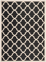 Safavieh Courtyard Cy6903 - 266 Black / Beige Rugs - Safavieh - cy6903 - 266 - 4r